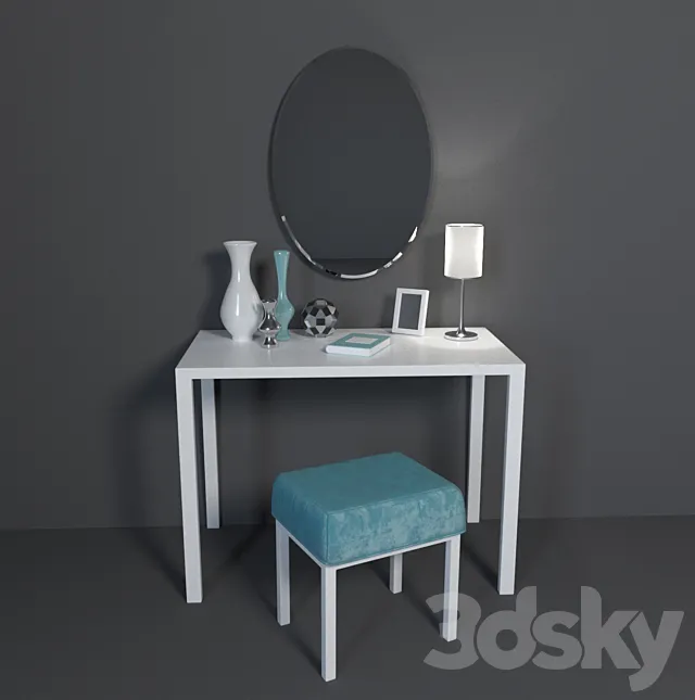 Decorative set 3D Model Decorative set 3D Model