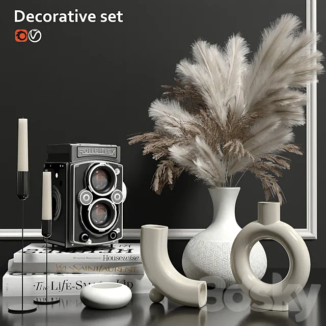 Decorative set 3D Model