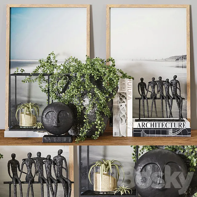 Decorative Set 3D Model