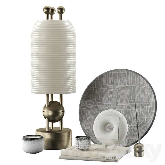 Decorative set 3D Model Decorative set 3D Model