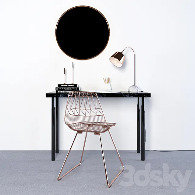 Decorative set 3D Model Decorative set 3D Model