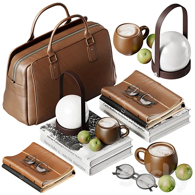 Decorative Set 3D Model Decorative Set 3D Model