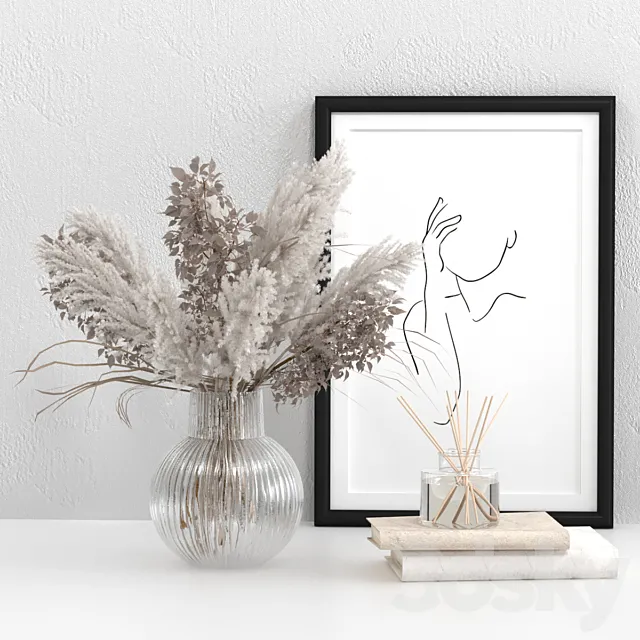 Decorative set 3D Model Decorative set 3D Model