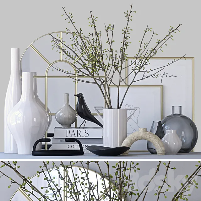 Decorative set 3D Model