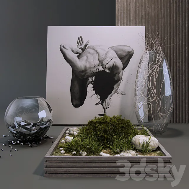 Decorative set 3D Model