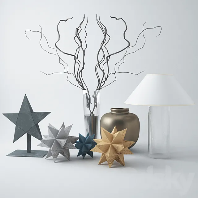 Decorative Set 3D Model