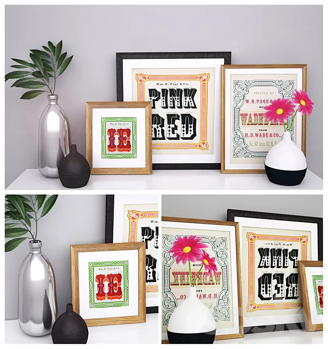 decorative set 3D Model