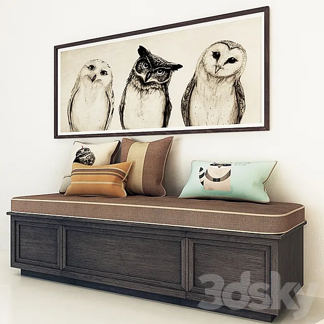 Decorative set 3D Model Decorative set 3D Model