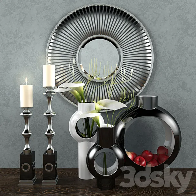 decorative set 3D Model decorative set 3D Model