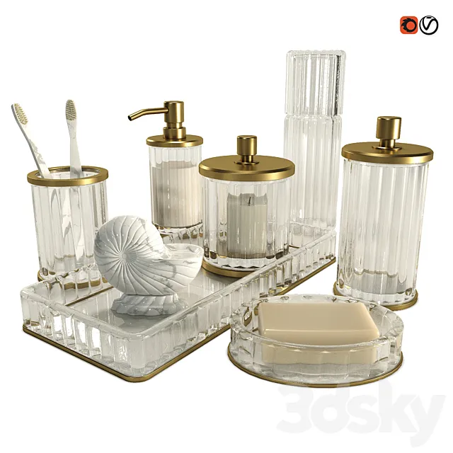 Decorative set 3D Model