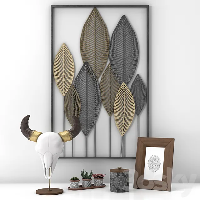 Decorative set 3D Model