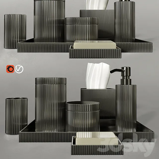 Decorative set 3D Model