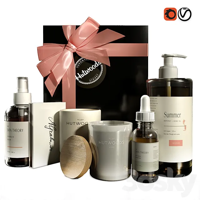 Decorative set 3D Model