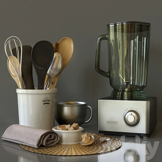 Decorative set 3D Model