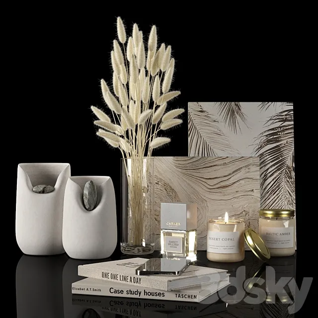 Decorative set 3D Model