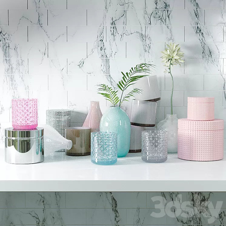 Decorative set 3D Model