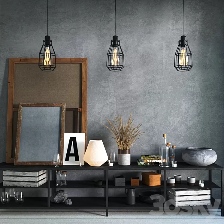 Decorative set 3D Model