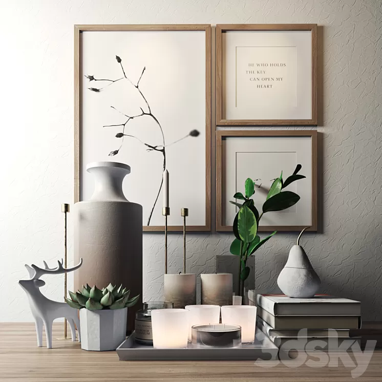 Decorative set 3D Model