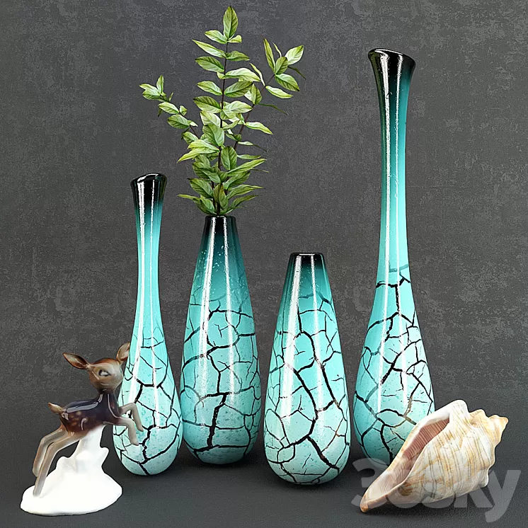 Decorative set 3D Model