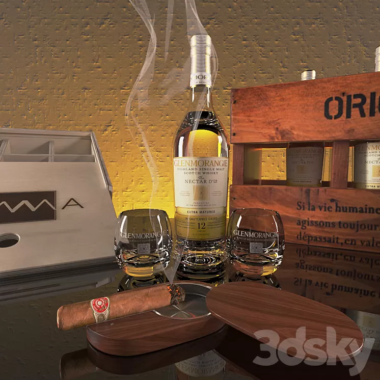 Decorative set 3D Model