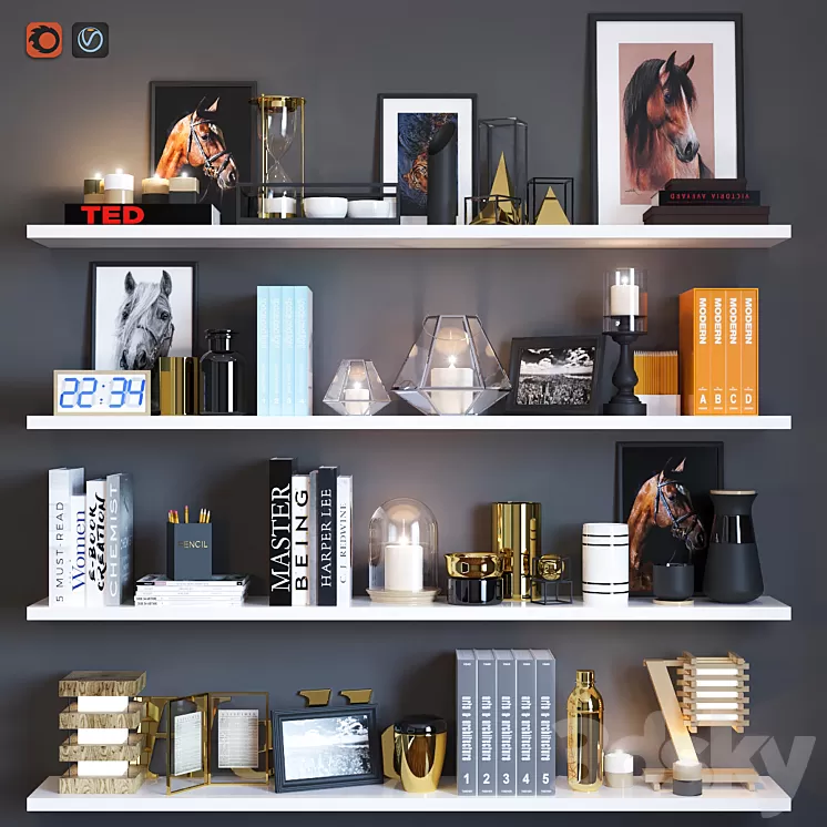 decorative set 3D Model