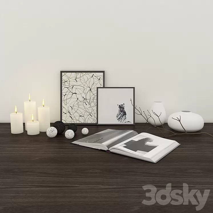 Decorative set 3D Model