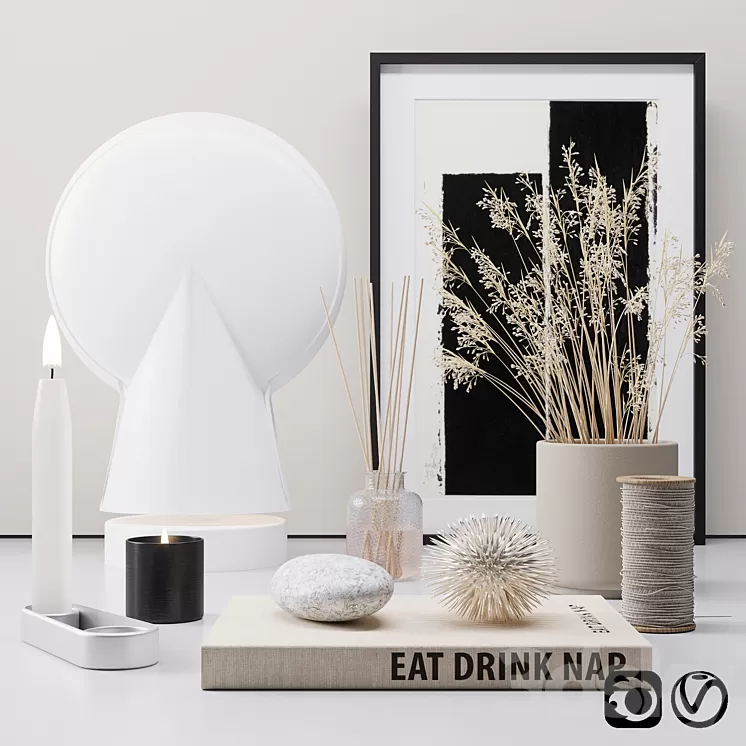 Decorative set 3D Model