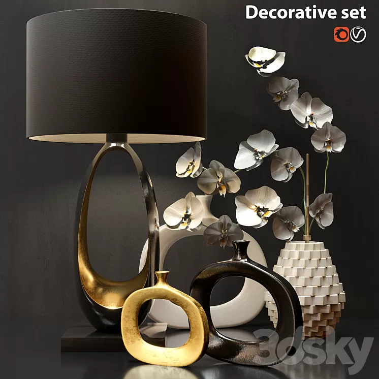 Decorative set 3D Model