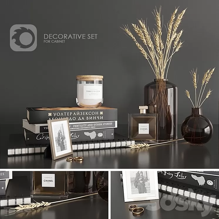 Decorative set 3D Model