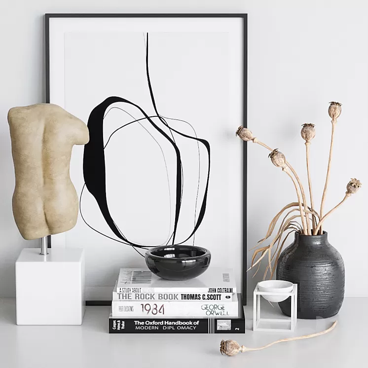 Decorative set 3D Model