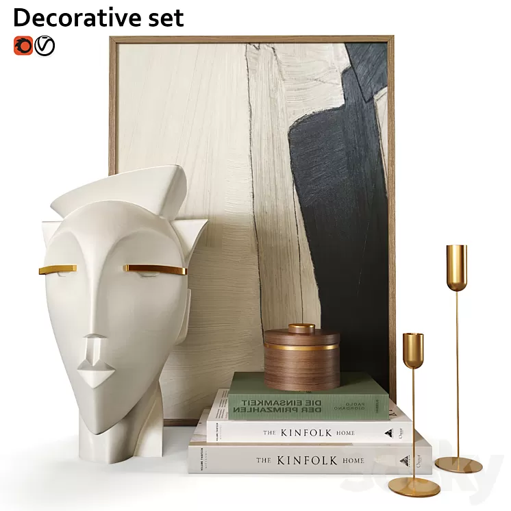 Decorative set 3D Model