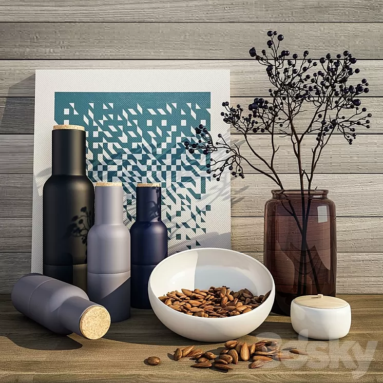 Decorative set 3D Model