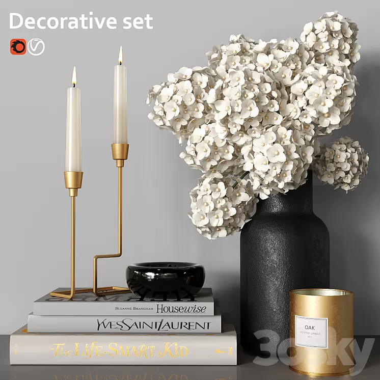 Decorative set 3D Model