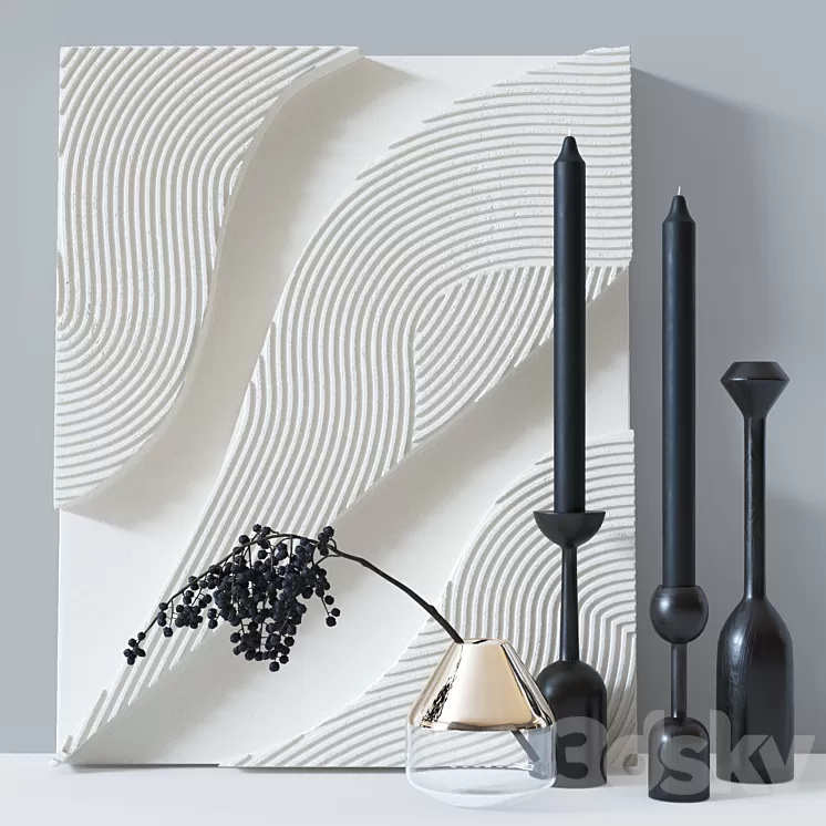 Decorative set 3D Model