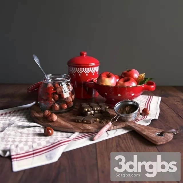 Decorative Set 3D Model Download