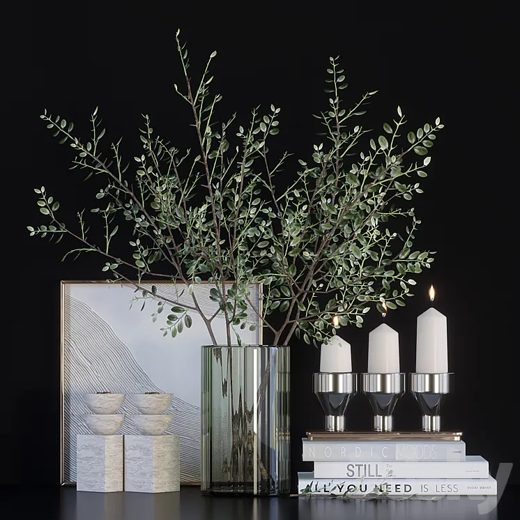 decorative set 3D Model Free Download decorative set 3D Model Free Download