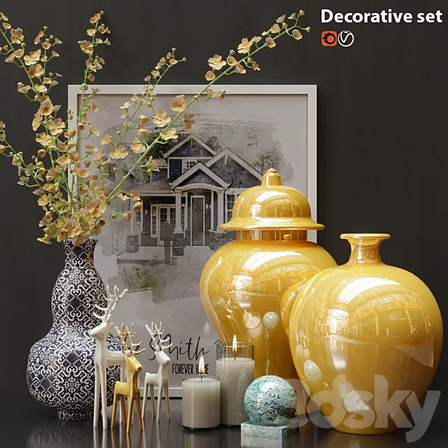 Decorative set 3DModel