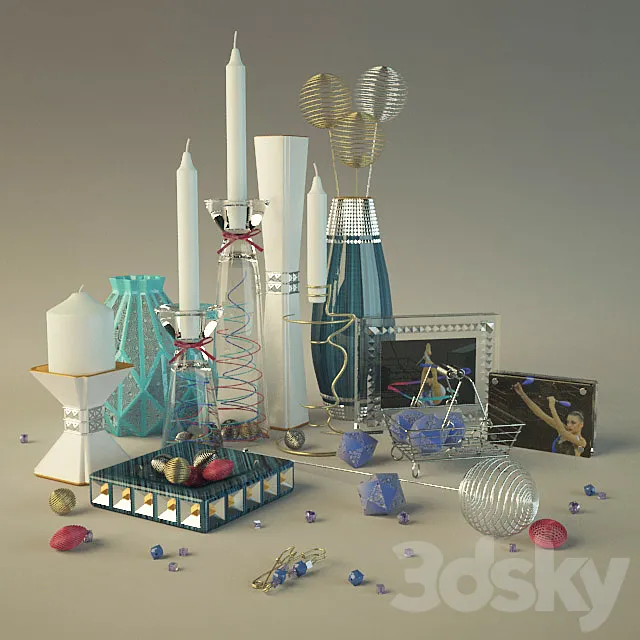 decorative set 3DModel decorative set 3DModel