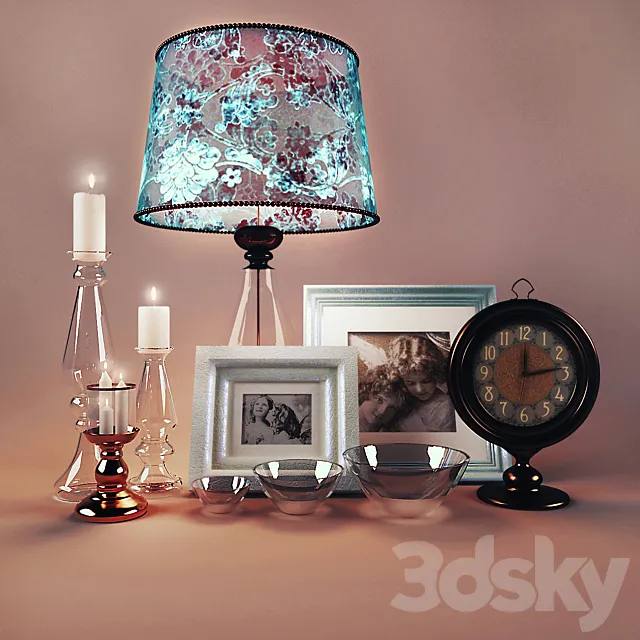 Decorative set 3DModel Decorative set 3DModel