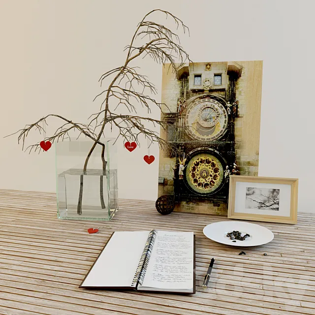 Decorative set 3DModel