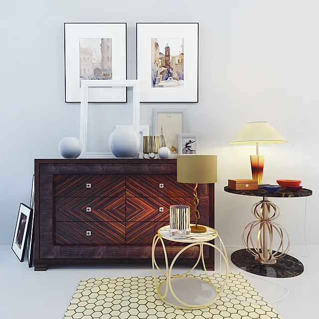 Decorative set 3DModel Decorative set 3DModel