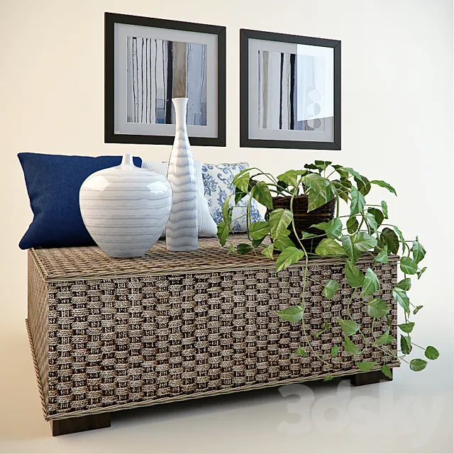 Decorative set 3DModel Decorative set 3DModel