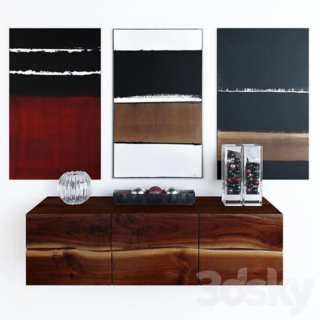 Decorative set 3DModel Decorative set 3DModel