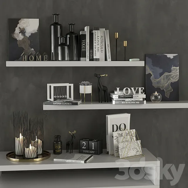 Decorative set 3DModel