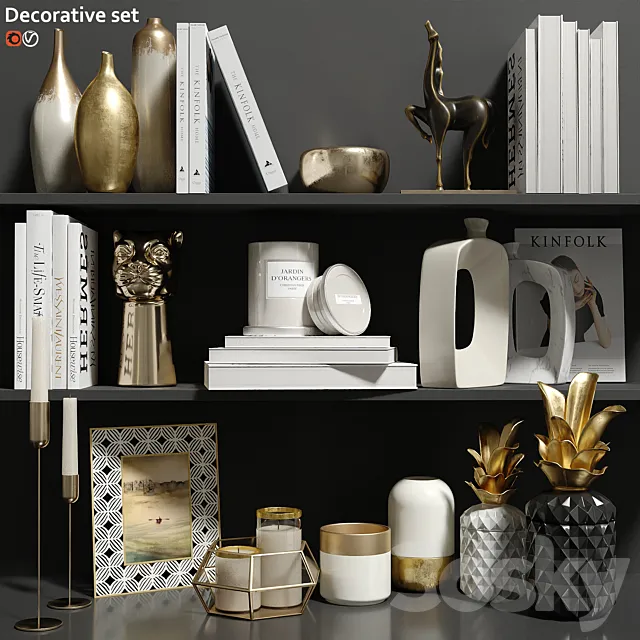 Decorative set 3DModel