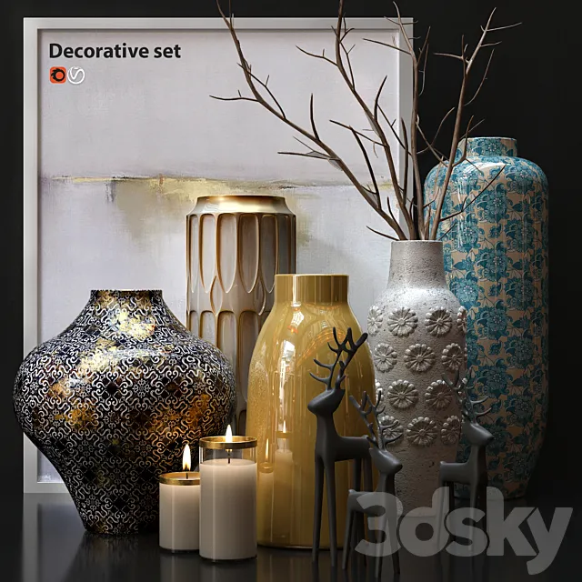 Decorative set 3DModel