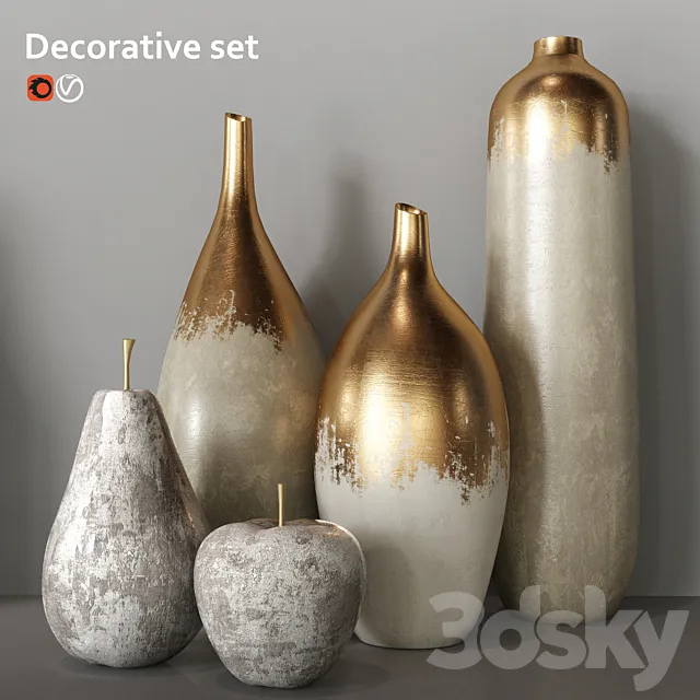 Decorative set 3DModel