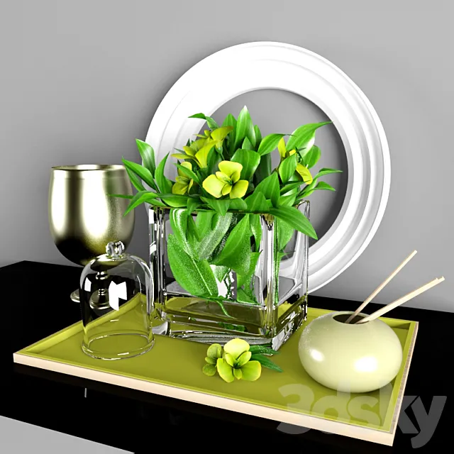Decorative set 3DModel Decorative set 3DModel