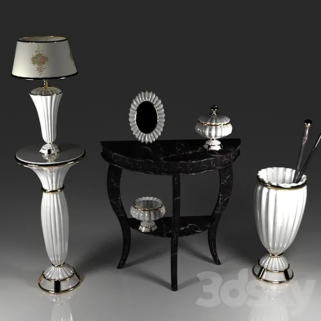 Decorative set 3DModel Decorative set 3DModel