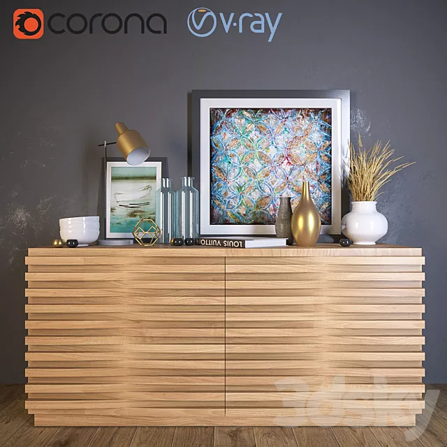 Decorative set 3DModel Decorative set 3DModel